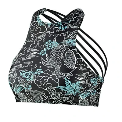 Image of Beco High Neck Bikinioberteil Women&#039;s Black/Burnt, 34