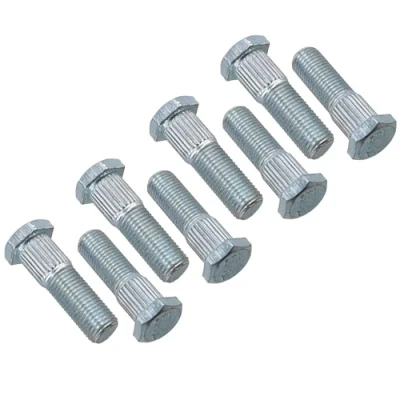 Image of AB Tools Pack of 8 3/8&quot; UNF Wheel Studs Stud For 4&quot; PCD Trailer Suspension Hubs Hub