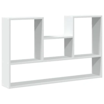 Image of vidaXL wall Shelf White 99 x 15 60 cm in chipboard, shelf, exhibition display, hanging display