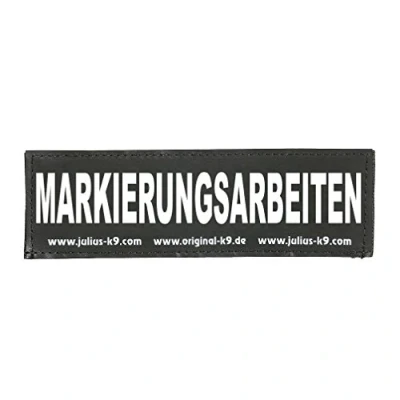Image of Interchangeable Patches, 1 pair, MARKIERUNGSARBEITEN, Size: Large, Black