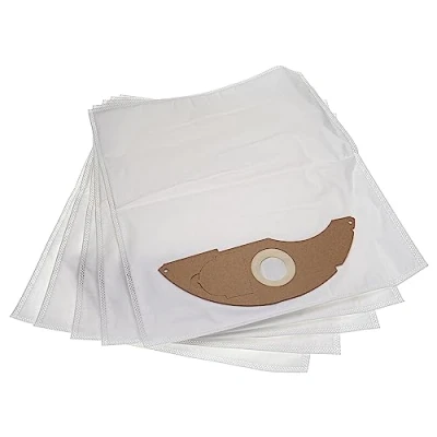 Image of vhbw 5x Vacuum Cleaner Bag compatible with Kärcher NT 22/1 Ap L, Te L Cleaner, 42 cm x 26.5 cm, White