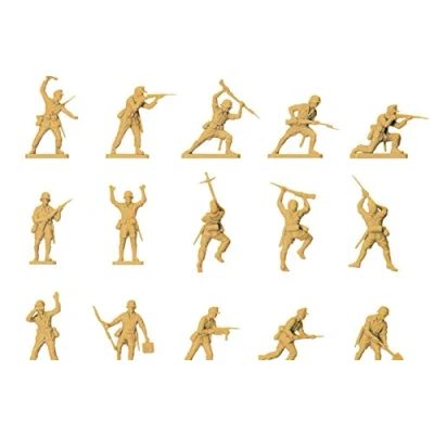 Image of Airfix Model Figures Set A00711V WWII Afrika Corps Building Kit Accessories, Plastic Kits for Adults &amp; Children 8+, Includes 49 Unpainted Accessory Dioramas