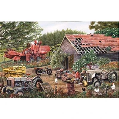 Image of Working Days Over 1000 piece jigsaw puzzle 690mm x 480mm (jg)