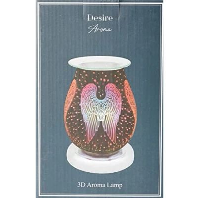 Image of Lesser &amp; Pavey Desire Aroma Wax Melt Burner Scented Shaped Touch Lamp with Gorgeous Night Light &amp;Glitter Star Romantic Decorations Ideal Home/Living Room and Office Decor Accessory