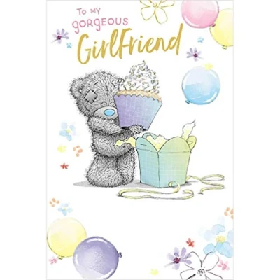 Image of Girlfriend Birthday Me To You Bear Tatty Teddy Carte Blanche Card