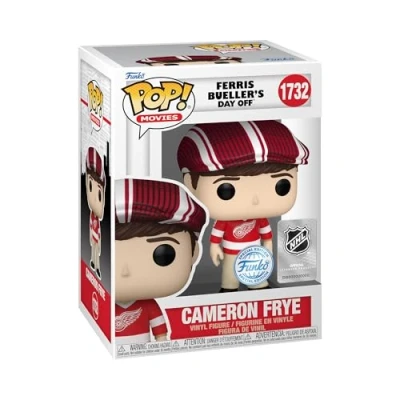 Image of Funko POP! Movies: FBDO Cameron Frye In Jersey Ferris Bueller&#039;s Day off + NHL Collectable Vinyl Figure Gift Idea Official Merchandise Toys for Kids &amp; Adults Movies Fans