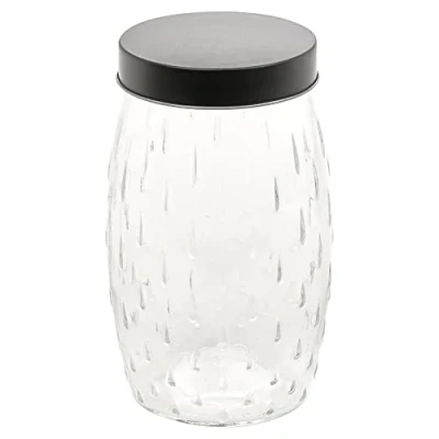 Image of URBNLIVING Airtight Lid Teardrop Glass Storage Jars Food Containers Kitchen Home Preserving (2L)