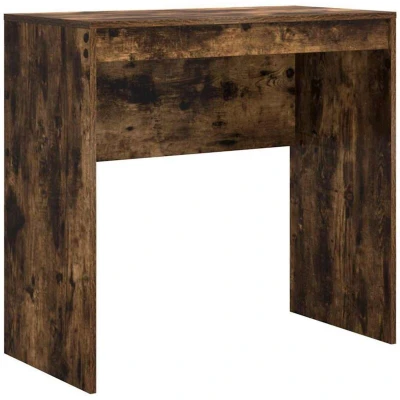 Image of vidaXL Writing Desk Smoked oak Engineered wood Compact