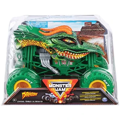 Image of Monster Jam, Official Truck, Die Cast Vehicle, 1:24 Scale (Styles vary, item selected at random)