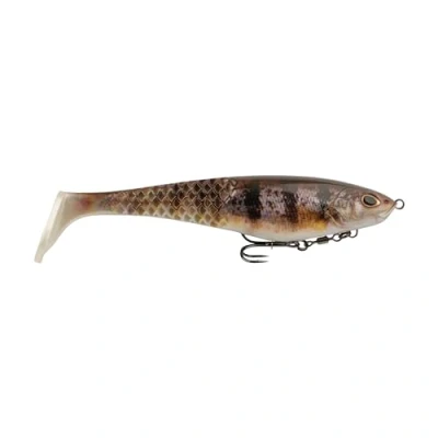 Image of Berkley PowerBait CullShad Fishing Bait, HD Yellow Perch, 6in, Irresistible Scent and Flavor, Ideal for Bass, Walleye, Pike More, Equipped with Fusion19 Hook