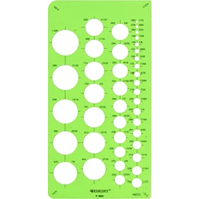 Image of Westcott Circle Template, Small (T 800)