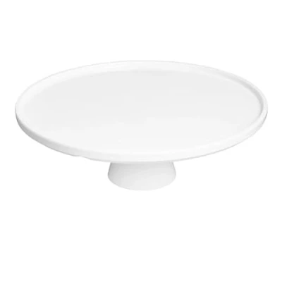 Image of nisbets limited Olympia Kristallon Melamine Cake Stand Round 330x110mm, White