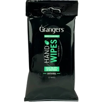 Image of Granger&#039;s Hand Wipes 12 Biodegradable are Soft and Gentle Antiviral Kill up to 99.99% of Germs