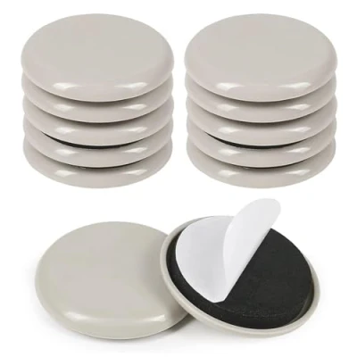 Image of 12 Pcs Washing machine slider,Furniture sliders for heavy items,Carpet slider,For protect carpets,And objects on the hard floor,Relieve pressure floor,Easily slide furniture anywhere