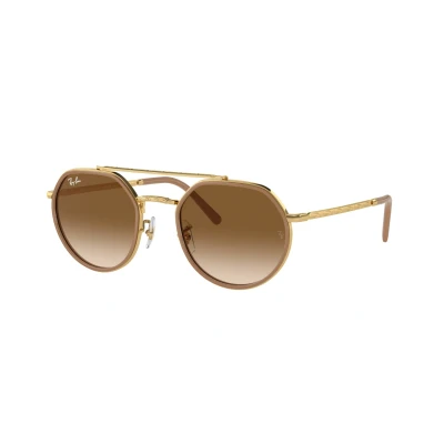 Image of Ray Ban Unisex Sunglasses, Size: 53, Oro