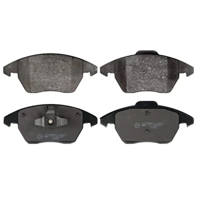 Image of 5C0698151, 5C0698151A Brake pad set BLUE PRINT ADV184299 Front Axle with piston clip VOLKSWAGEN: Polo V Hatchback, up! Jetta 4