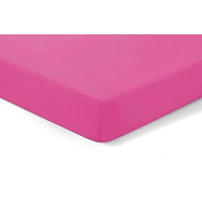 Image of Amigozone Extra Deep 16&quot;(40cm) Non Iron Percale Pollycotton Fitted Sheets (Super King, Fuscia)