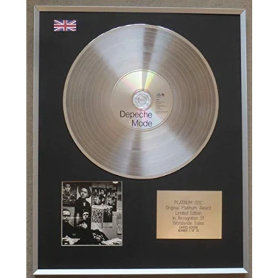 Image of Century Music Awards DEPECHE MODE Limited Edition CD Platinum Disc 101