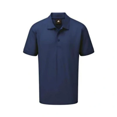 Image of ORN Polo Shirt for Men Adult Short Sleeve Workwear UK Casual Smart Tops Men, Professional Work Wear 1150 Eagle Reflex Blue, 5XL