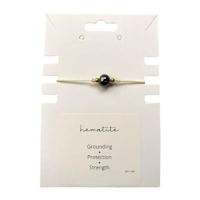 Image of VIE Single Bead Wristlet (Hematite)