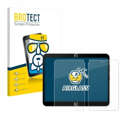 Image of brotect Glass Screen Protector Film compatible with Microsoft Surface Duo 2 (Inner display) Foil Protection [Scratch Resistant, High Clarity]