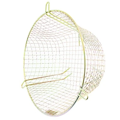 Image of SPARES2GO Universal Zinc Coated Terminal Guard Round Boiler Flue Cage (10&#039;&#039; / 255mm)