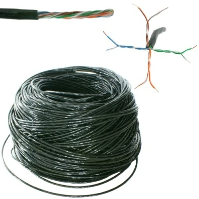 Image of 25m Outdoor External CAT5 Ethernet Network Cable Reel/Drum LAN UTP RJ45 CCA