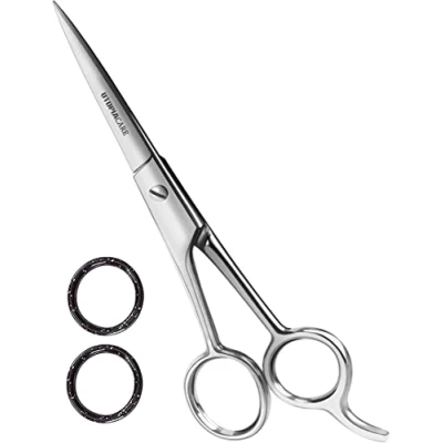 Image of Utopia Care Hair Cutting and Hairdressing Scissors 5.5 Inch, Premium Stainless Steel Shears with Smooth Razor Sharp Edge, for Salons, Professional Barbers, Men &amp; Women, (5.5 Silver, Pack of 1)