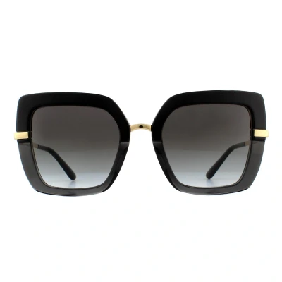 Image of Dolce&amp;Gabbana Sunglasses black/goldcoloured, Women&#039;s, Size: 52, Black/gold coloured