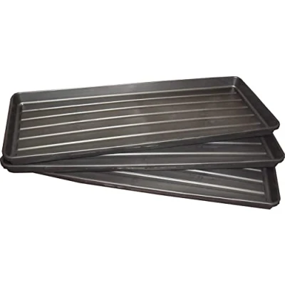 Image of PLASTIC GROW BAG GROWBAG TRAY GARDEN PLANT WATERING TRAYS 1 2 4 5 10 PACK (10 Trays)