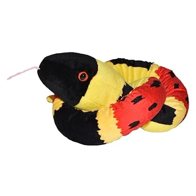 Image of Wild Republic 89097 Snake 54 Animal Plush 54, Coral, Inches