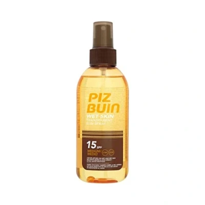 Image of Piz Buin Wet Skin Transparent Sun Spray SPF 15 Medium, 150ml