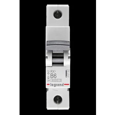 Image of Legrand 6 AMP TYPE B 6kA MCB CIRCUIT BREAKER RX3 4197 49