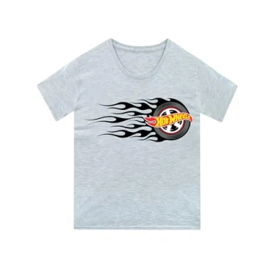 Image of Hot Wheels T Shirt Boys Monster Truck Tshirt Cotton Grey 14 15 Years