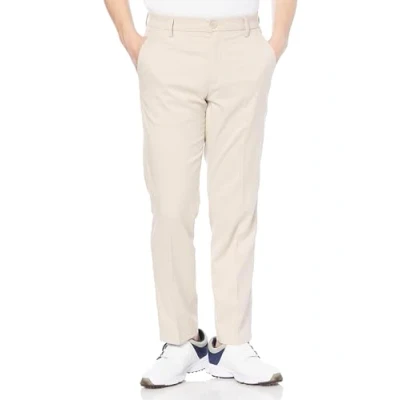 Image of Amazon Essentials Men&#039;s Straight Fit Stretch Golf Trousers, Stone, 32W / 31L
