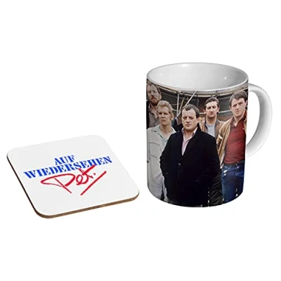 Image of mugmart Auf Wiedersehen Pet Ceramic Coffee Mug + Coaster Gift Set …