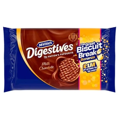 Image of McVitie&#039;s Milk Chocolate Digestives Biscuits Twin Pack, 632 g (Pack of 1)