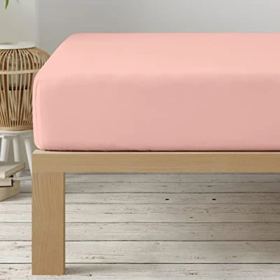 Image of Degrees Home Collection Fitted Sheet 150 x 190 33 Adjustable Brushed Polyester Form
