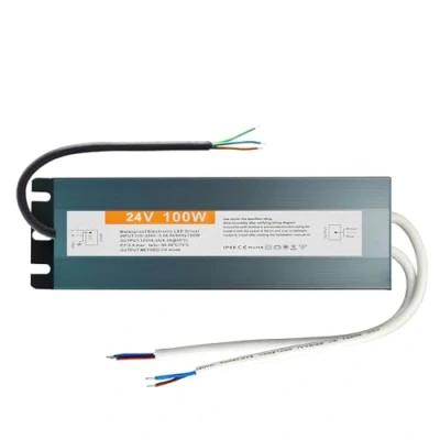 Image of 24V LED Driver 100W Transformer Constant Voltage IP67 Outdoor Waterproof Regulated Switching Power Supply for Strips