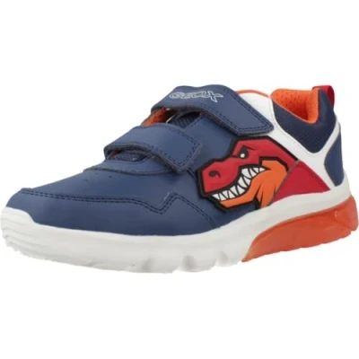 Image of Geox J CIBERDRON BOY A Sneaker, Royal/LT Blue, 0 UK