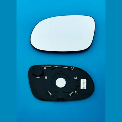 Image of Fits to MERCEDES A CLASSE(1997 2004) Heated Base Convex Wing Mirror Glass Left Hand Passenger Side