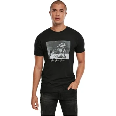 Image of Mister TEE Going DOWN Print Tshirt, Men&#039;s, Size: Medium, Black