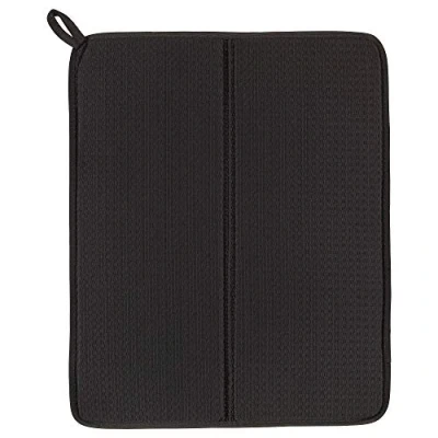 Image of IKEA NYSKÖLJD Dish Drying mat, 44x36 cm, Dark Grey