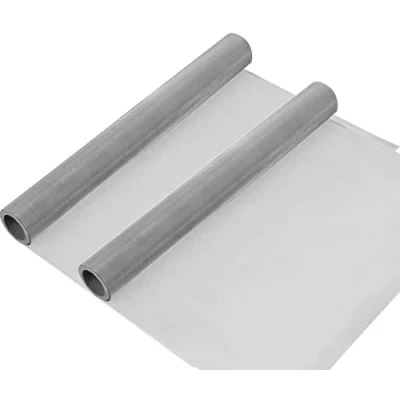Image of Woven Wire 120 Mesh, 2 Roll 30 x 100 cm 304 Stainless Steel Mesh Screen for DIY, Ventilation, Filter, Security, Windows &amp; Garden etc.