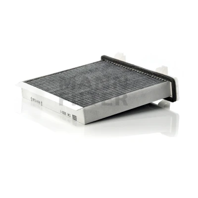 Image of 7803A027, MR500057 Pollen Filter MANN CUK 2230/1 Activated Carbon 213mm 216mm 45mm MITSUBISHI: PAJERO 4, L200 / Triton IV Pickup