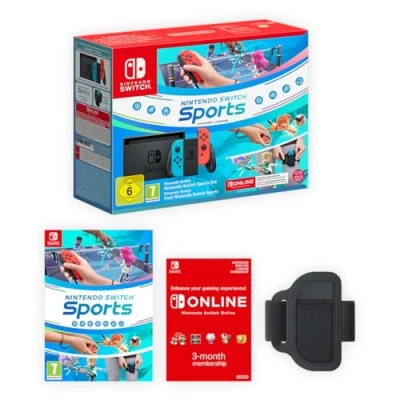 Image of Nintendo Switch plus Sports (pre installed) and 3 months Online Membership (Internet required)