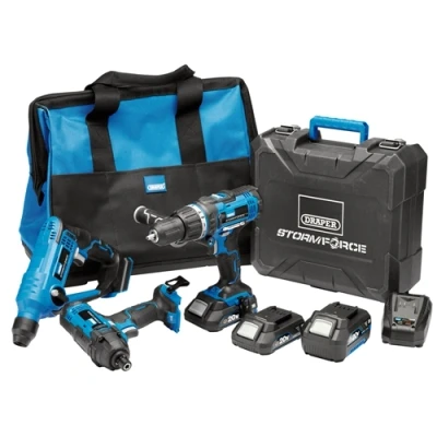 Image of Draper Storm Force� 20V Cordless Fixing Kit (8 Piece)