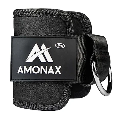 Image of Amonax Ankle Straps for Cable Machines Cuffs Machine Attachments, Gym Strap Attachment Training and Workout at Home , Pack of 1
