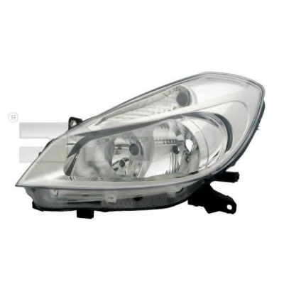 Image of 260607570R, 260608145R, 7701061071, 7701070495 Headlights TYC 20 0794 25 2 Left H7/H7 for right hand traffic without electric motor RENAULT: CLIO 3