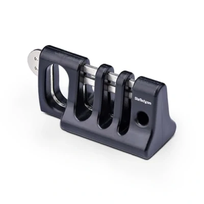 Image of StarTech.com Peripheral Cable Anchor Lock, Secure Keyboard/Mouse, Trap w/Metal Plate, Use w/Laptop Security